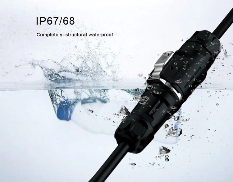 product-750-585 LP-12 4 Pin Plastic Shell Plugs Sockets m12 waterproof connector (5)