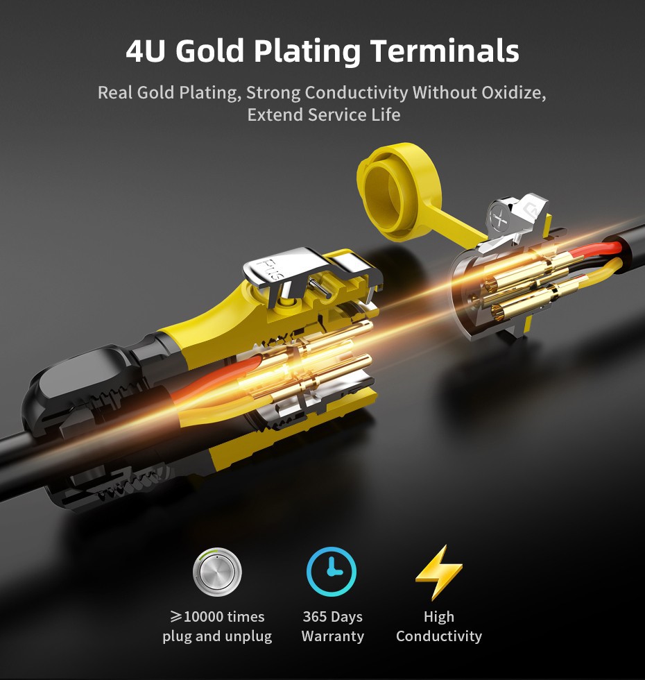 product-800-850 lp20 connector yellow