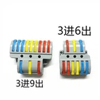Enhebrador de cables 3 en 6 salidas 3 en 9 salidas conector LT633 LT933