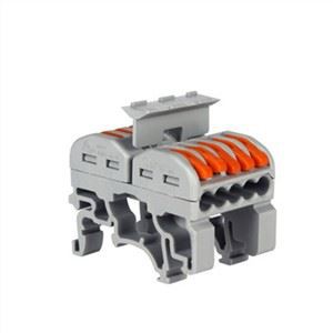 Conectores de palanca eléctricos de carril DIN PCT511