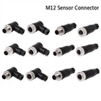 Conector de codos rectos con código M12 5 Pin A