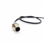 Conector de montaje en panel de pines M12 8
