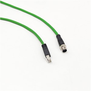 Cable Ethernet M12 de código D a RJ45